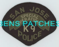 CALIFORNIA,SAN JOSE POLICE K-9 SPECIAL OPERATIONS SUBDUED 2